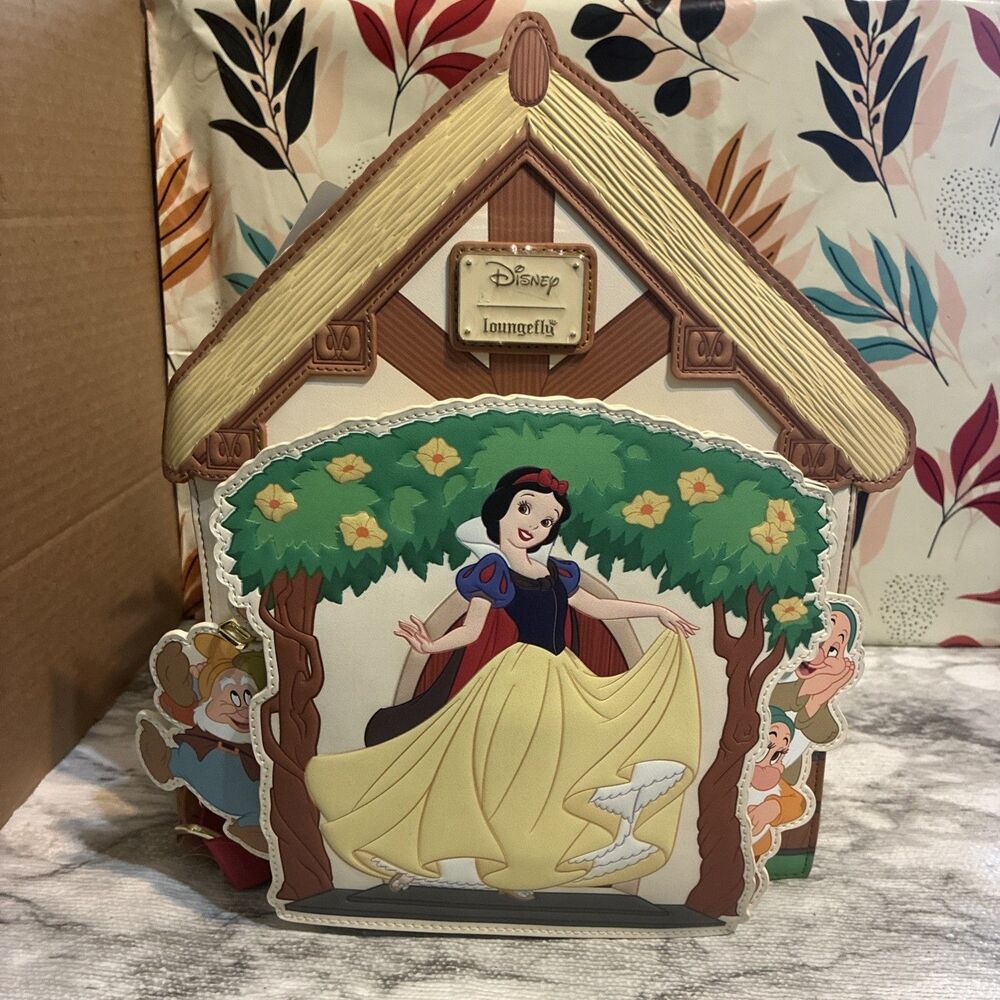 Loungefly Disney Snow White and Dwarfs Medium Backpack 2023